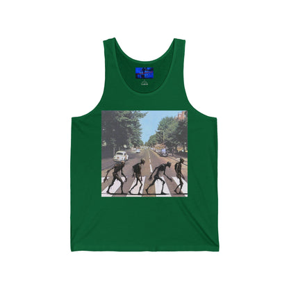 2-sided Scabby Road Unisex Jersey Tank Top by cypherpunkgear