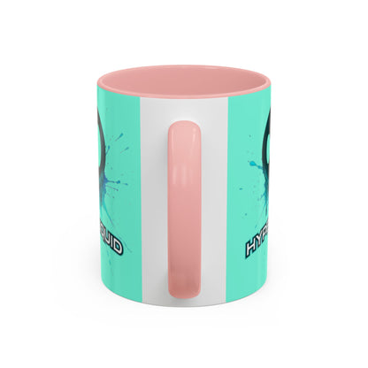 HYPE Drip Light Hyperliquid Accent Mug by cypherpunkgear.com