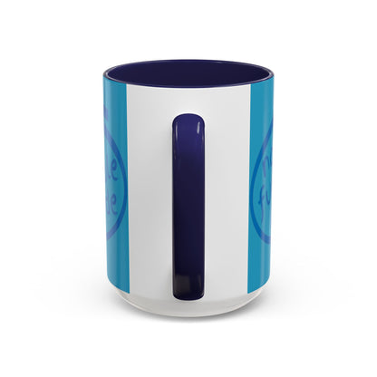 Non-Fungible Inside Turquoise Accent Mug by cypherpunkgear.com