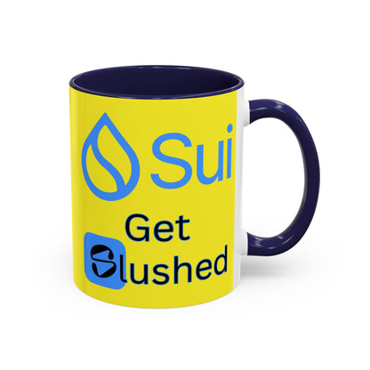 Sui: Get Slushed Yellow Accent Mug by cypherpunkgear.com