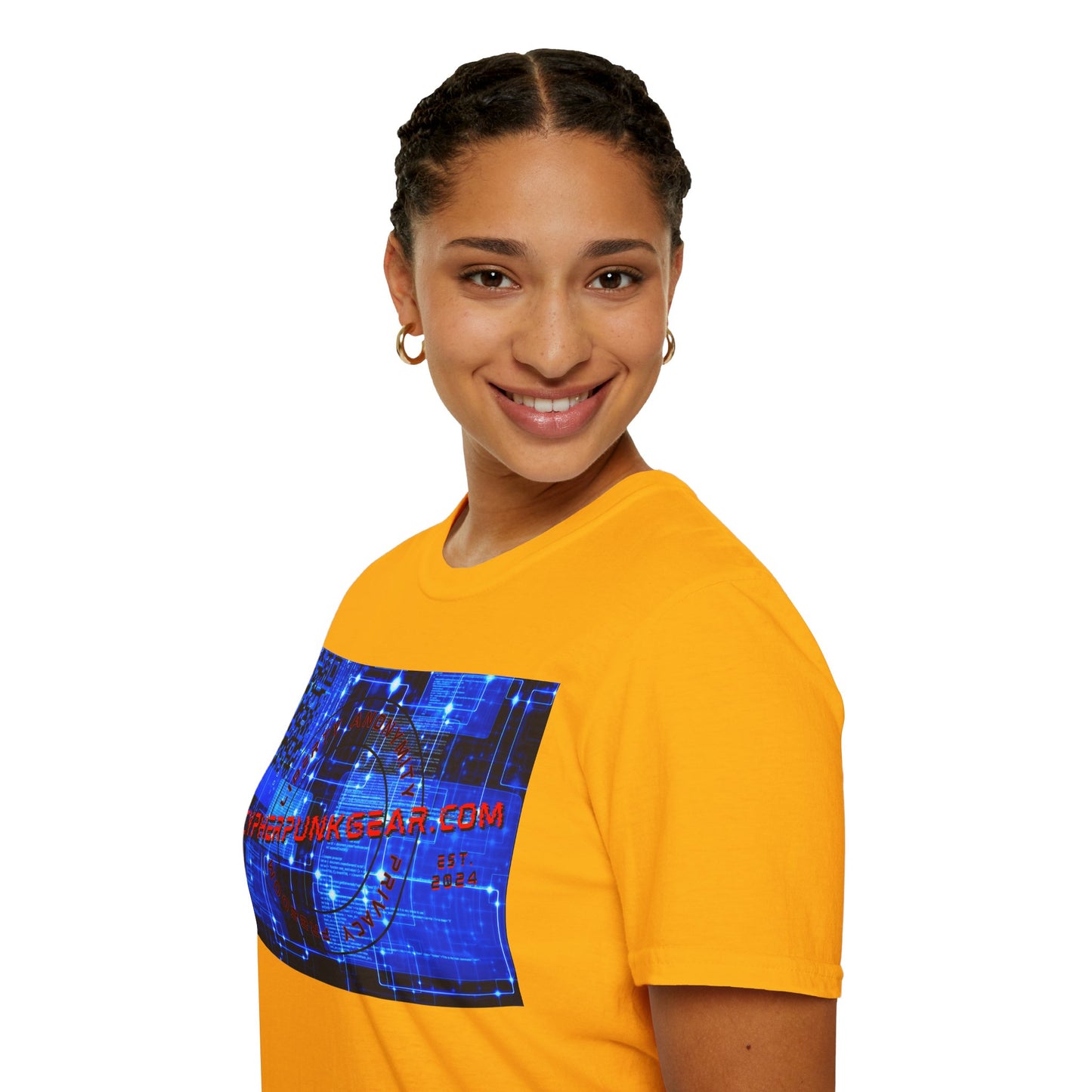 Cypherpunkgear.com logo Light colors Unisex T-Shirt by cypherpunkgear.com