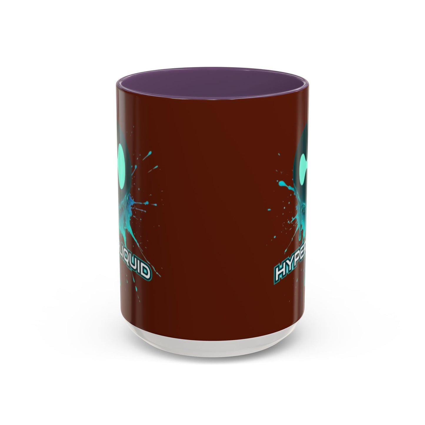 HYPE Drip Brown Accent Mug by cypherpunkgear.com
