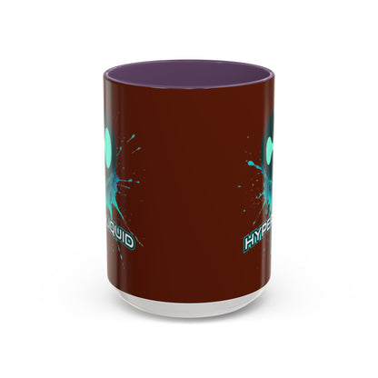 HYPE Drip Brown Accent Mug by cypherpunkgear.com