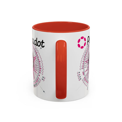 Polkadot (DOT) Accent Mug by cypherpunkgear.com