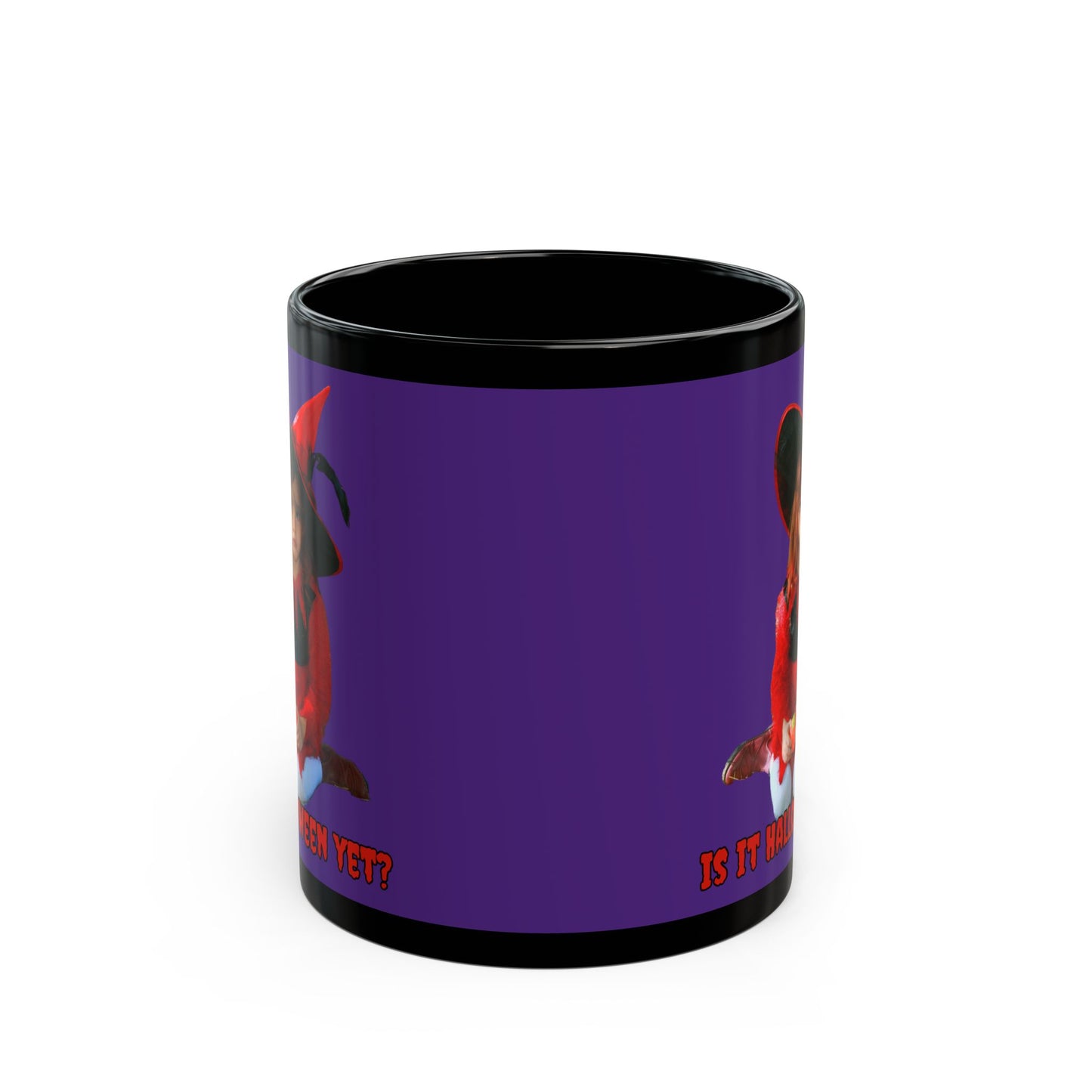 Is it Halloween yet? Purple Mug by CreepyCrafts.boo