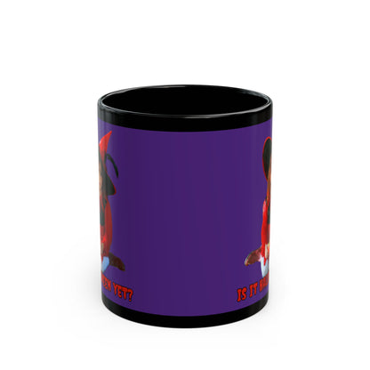 Is it Halloween yet? Purple Mug by CreepyCrafts.boo