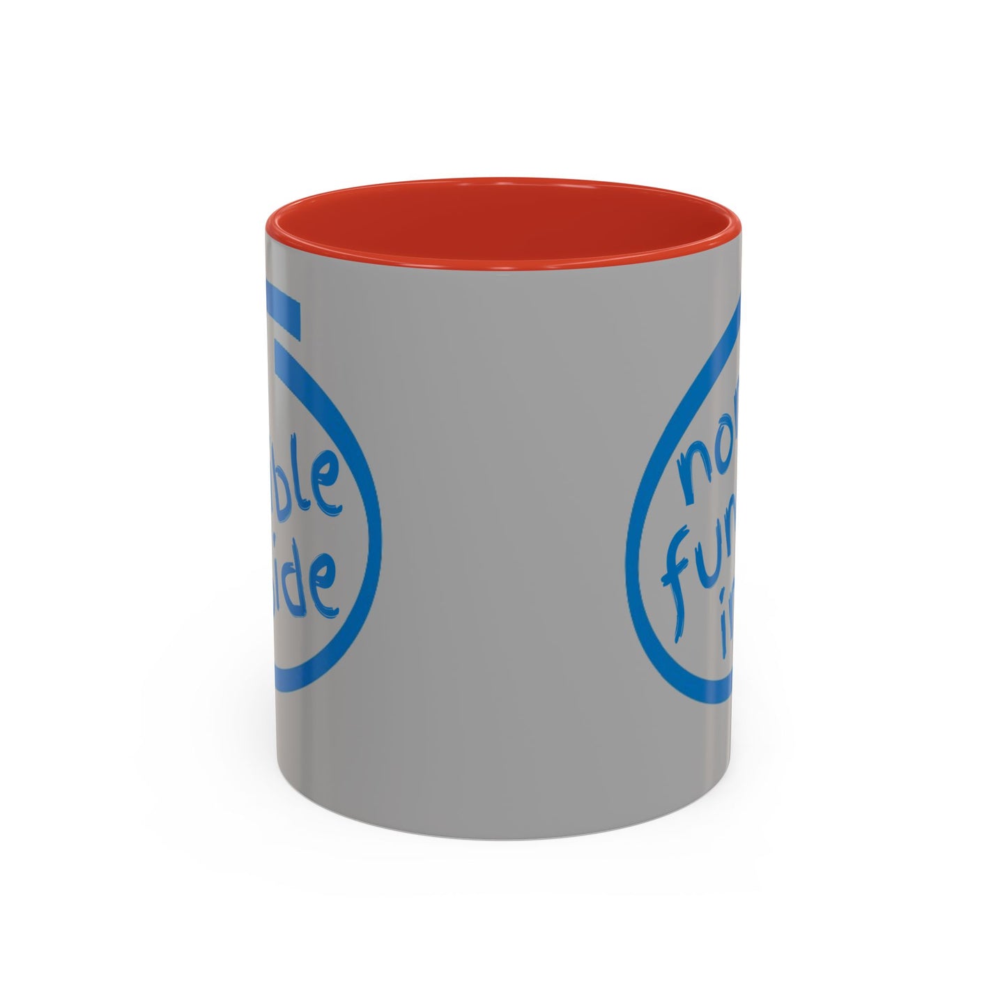 Non-Fungible Inside Grey Accent Mug by cypherpunkgear.com
