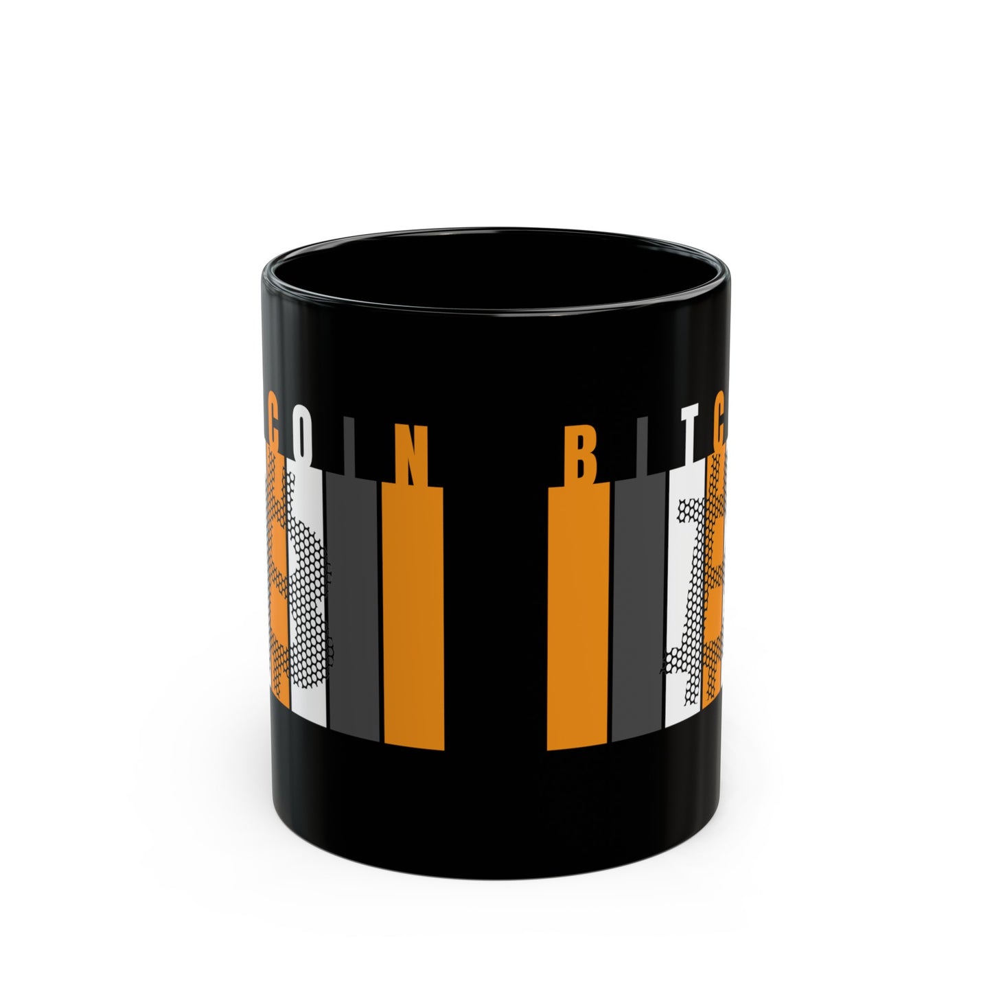 Bitcoin (BTC) Freedom Black Mug by cypherpunkgear