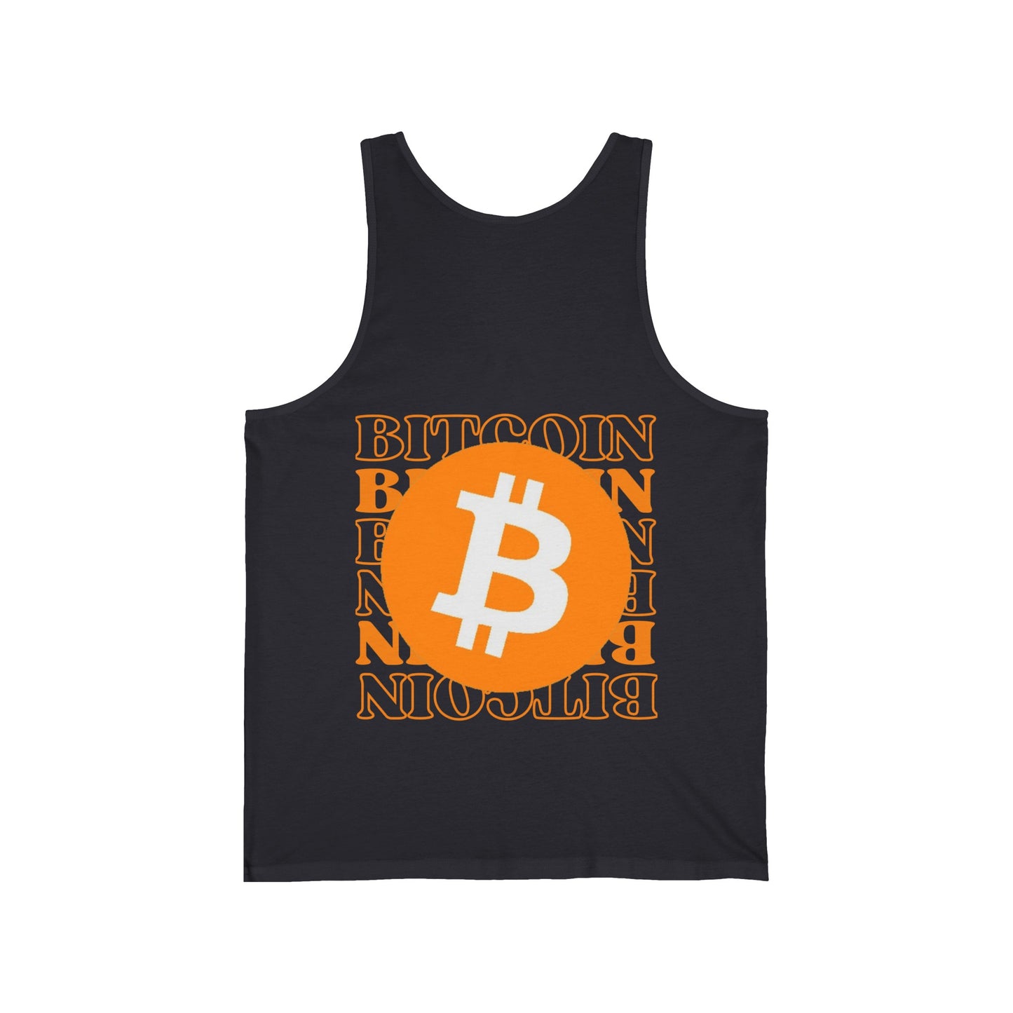 2-sided Bitcoin (BTC) Freedom Unisex Jersey Tank Top by cypherpunkgear