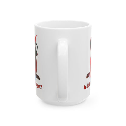 Is it Samhain yet? White Mug by CreepyCrafts.boo