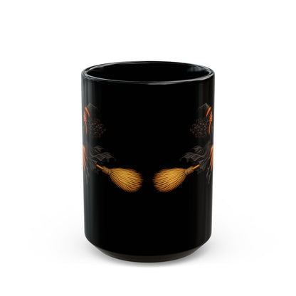Velvet Vex Black Mug by CreepyCrafts.boo