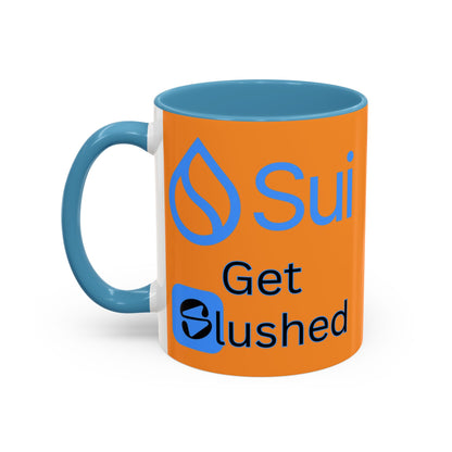 Sui: Get Slushed Orange Accent Mug by cypherpunkgear.com