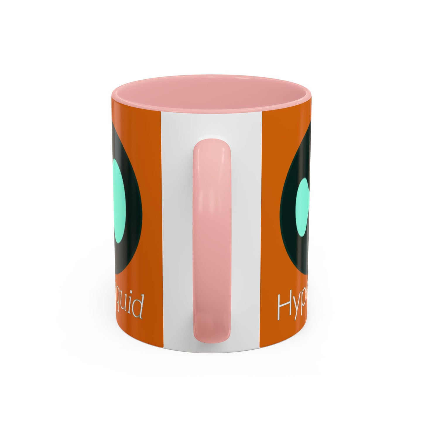 Hyperliquid White font Orange Accent Mug by cypherpunkgear.com