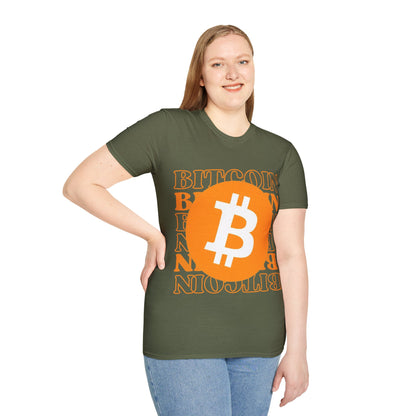 Bitcoin Bitcoin Bitcoin (BTC) Dark colors Unisex T-Shirt by cypherpunkgear.com