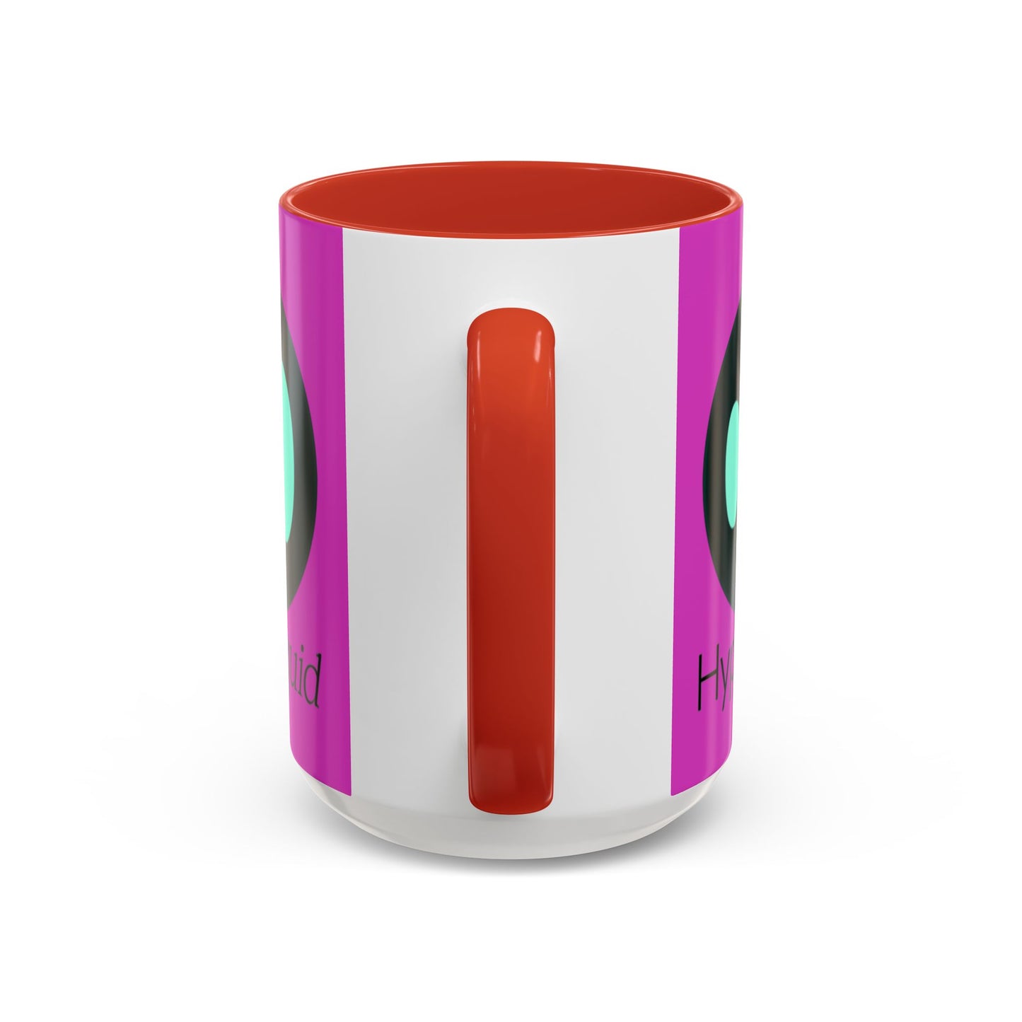 Hyperliquid Black font Pink Accent Mug by cypherpunkgear.com