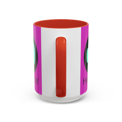 Hyperliquid Black font Pink Accent Mug by cypherpunkgear.com