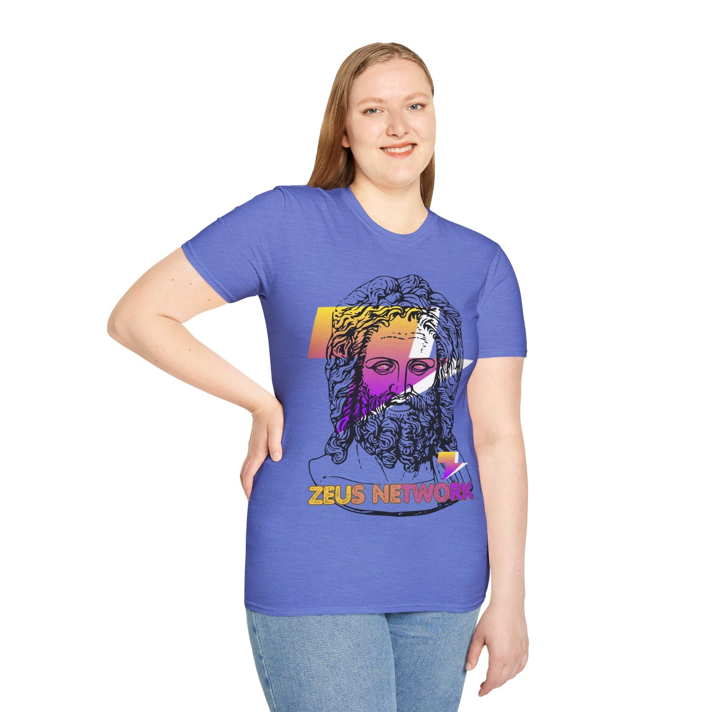Zeus Network Light colors Unisex T-Shirt by cypherpunkgear.com