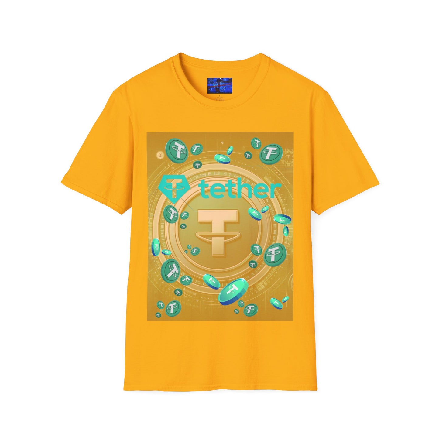 Tether LTcolors Unisex T-Shirt by cypherpunkgear.com