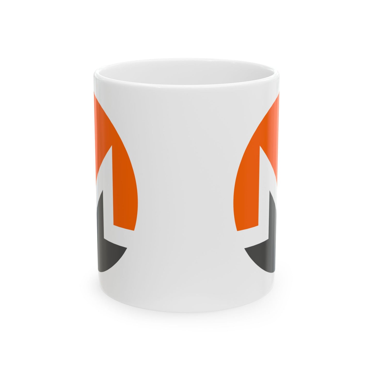 Monero (XMR) White Mug by cypherpunkgear.com