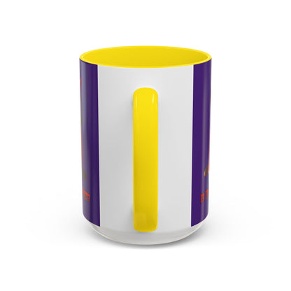 Is it Halloween yet? Dark Purple Accent Mug by CreepyCrafts.boo