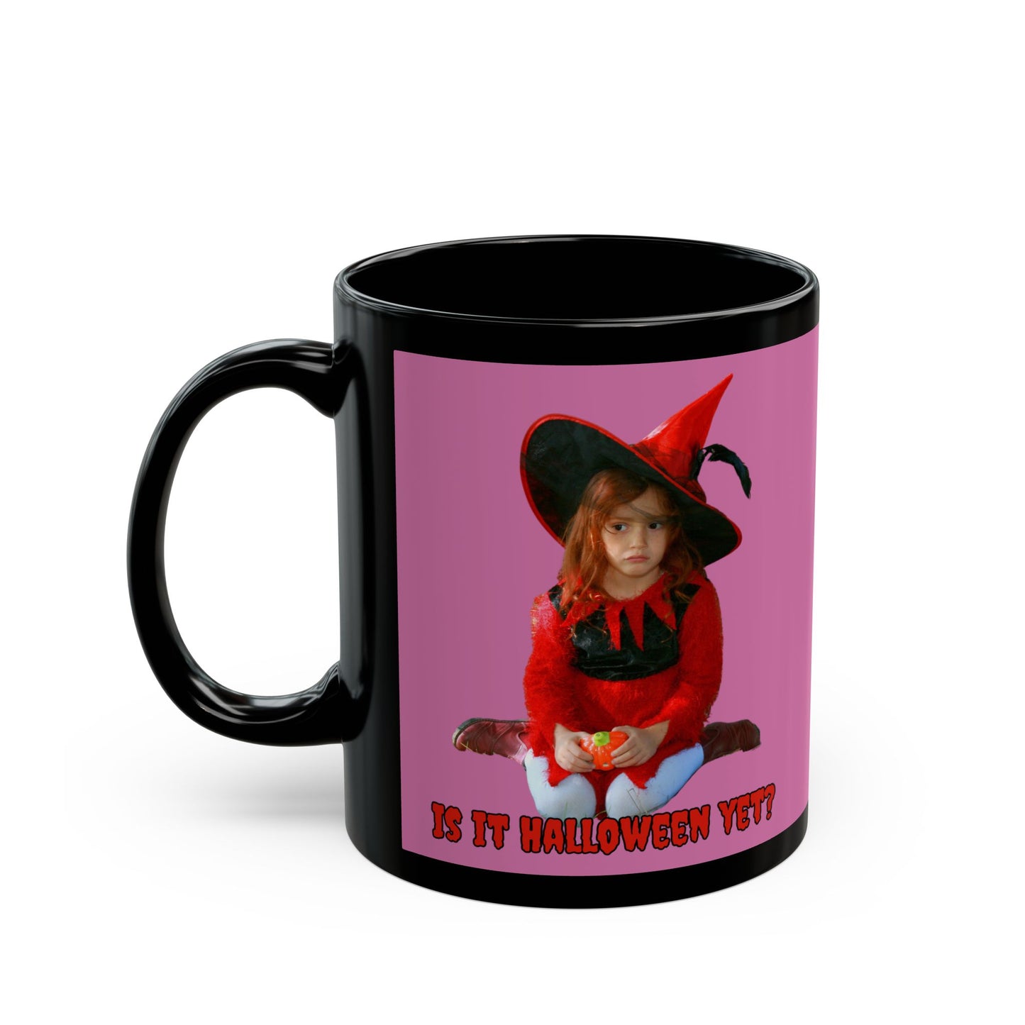 Is it Halloween yet? Pink Mug by CreepyCrafts.boo