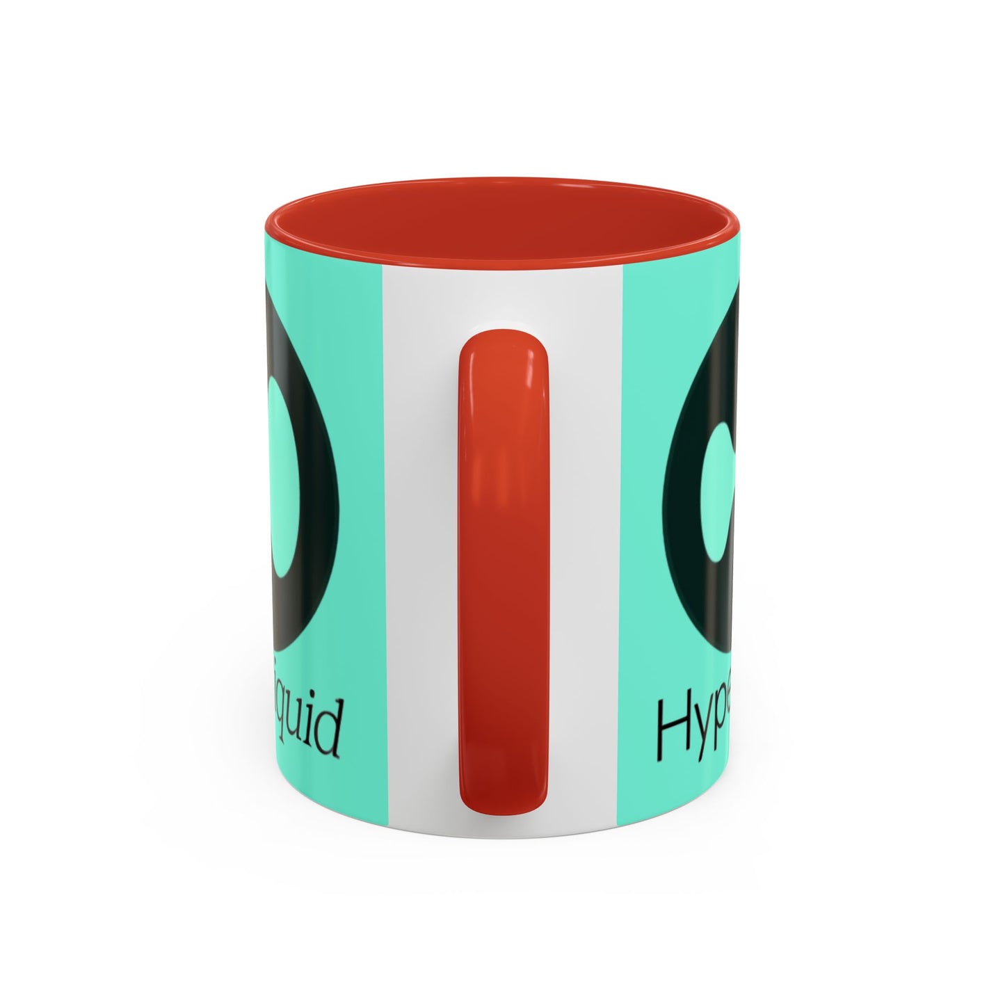 Hyperliquid Black font Light Hyperliquid Accent Mug by cypherpunkgear.com
