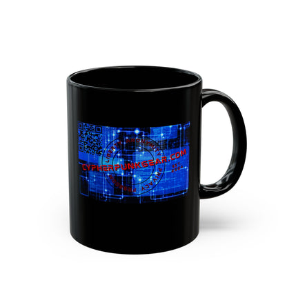 Cypherpunkgear.com logo Black Mug by cypherpunkgear.com