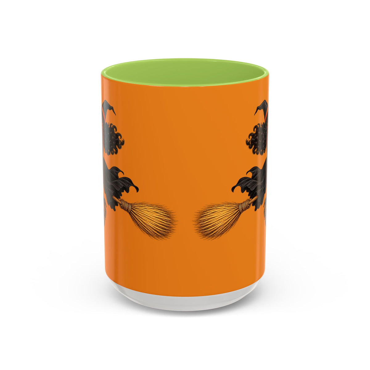 Velvet Vex Orange Accent Mug by CreepyCrafts.boo