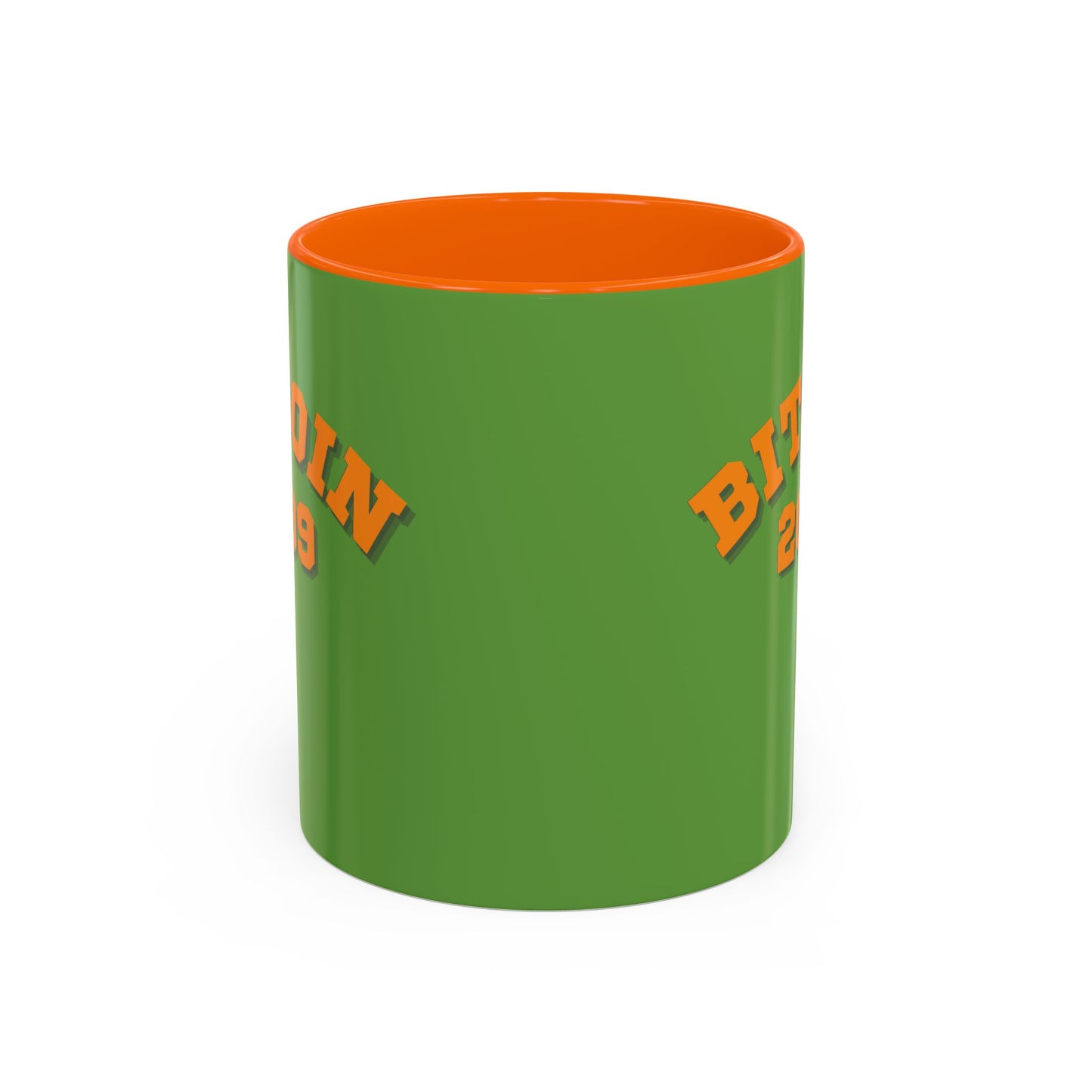 Bitcoin 2009 Green Accent Mug by cypherpunkgear.com