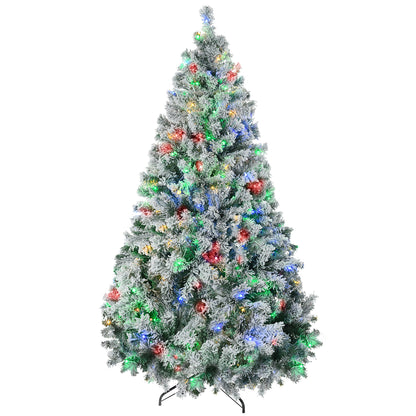 7.5ft Tall Prelit Artificial Christmas Tree
