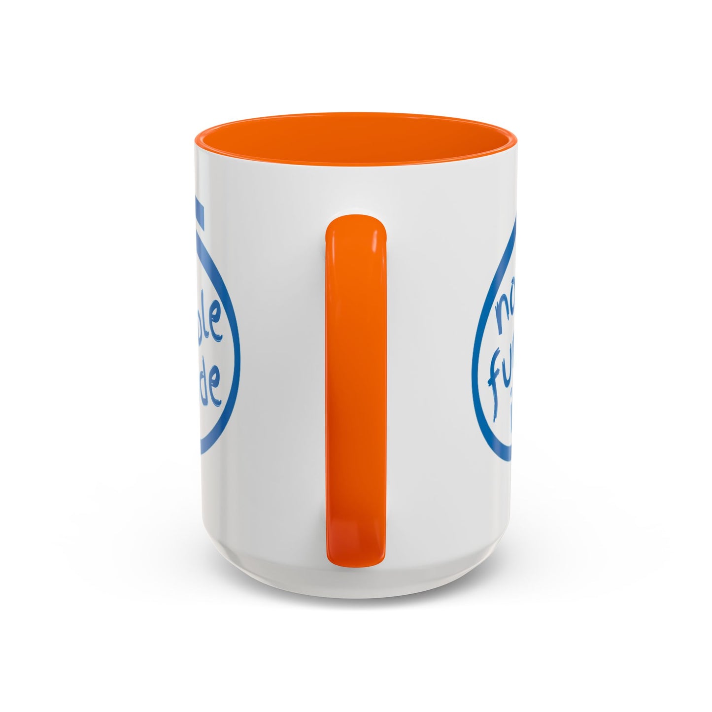 Non-Fungible Inside White Accent Mug by cypherpunkgear.com