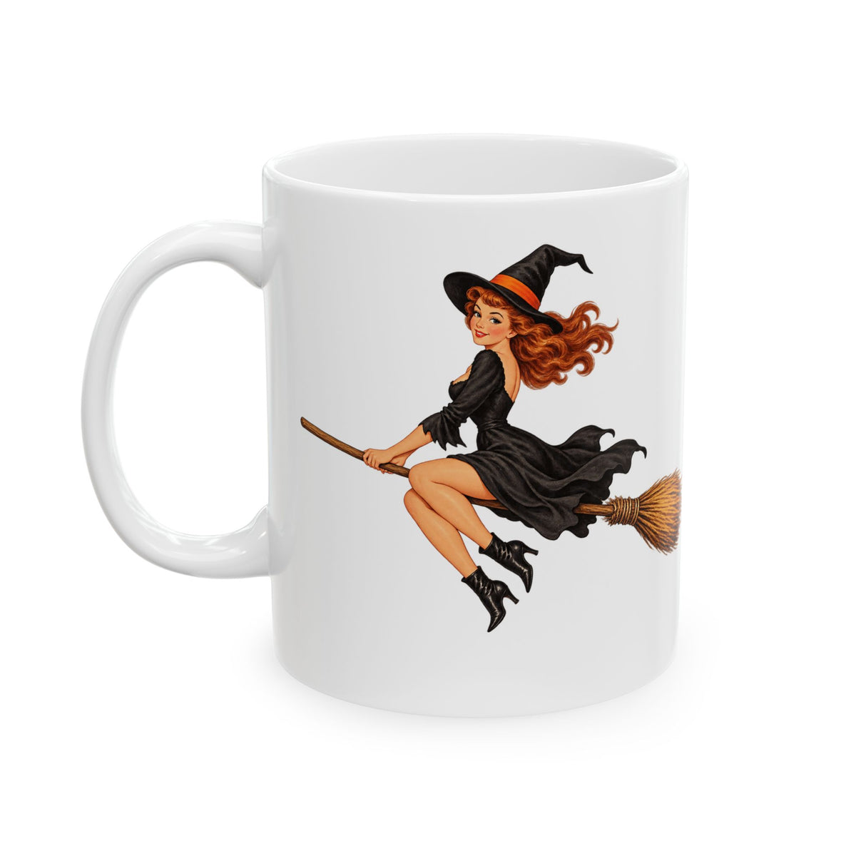 Hazel Hex White Mug by CreepyCrafts.boo