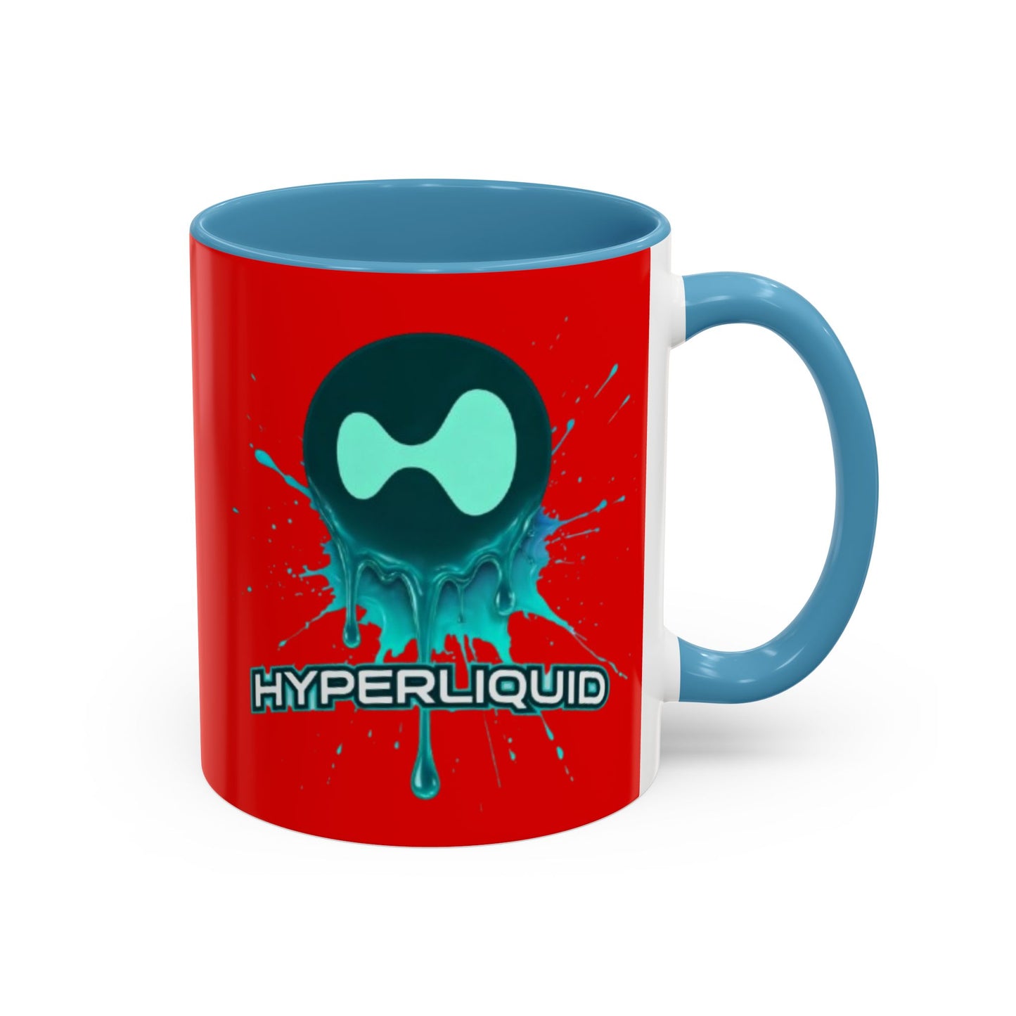 HYPE Drip Red Accent Mug by cypherpunkgear.com