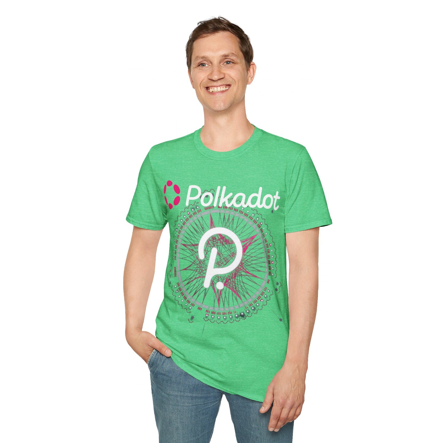 Polkadot (DOT) DKcolors Unisex T-Shirt by cypherpunkgear