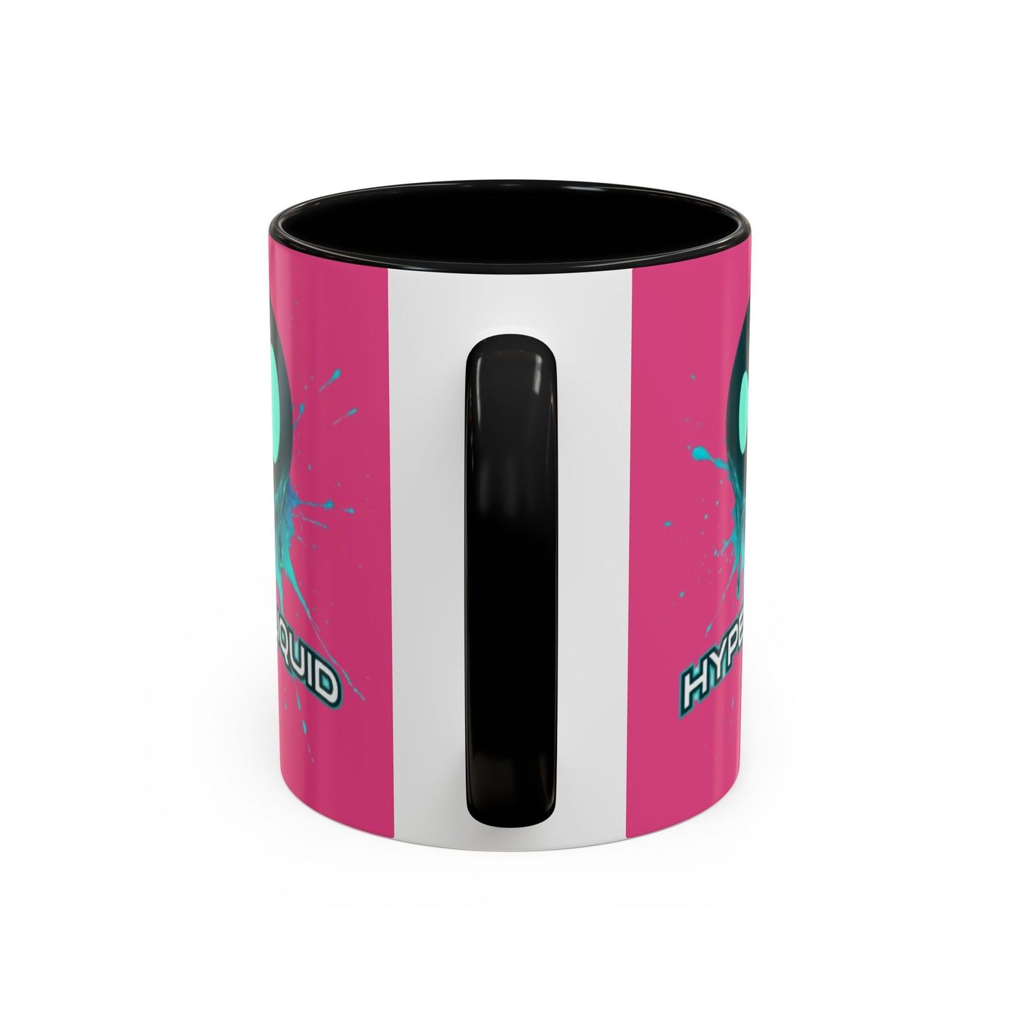 HYPE Drip Pink Accent Mug by cypherpunkgear.com