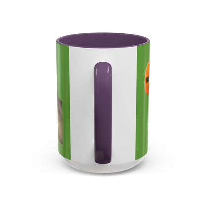 Is it Halloween yet? Skeleton's Pumpkin Accent Mug by CreepyCrafts.boo