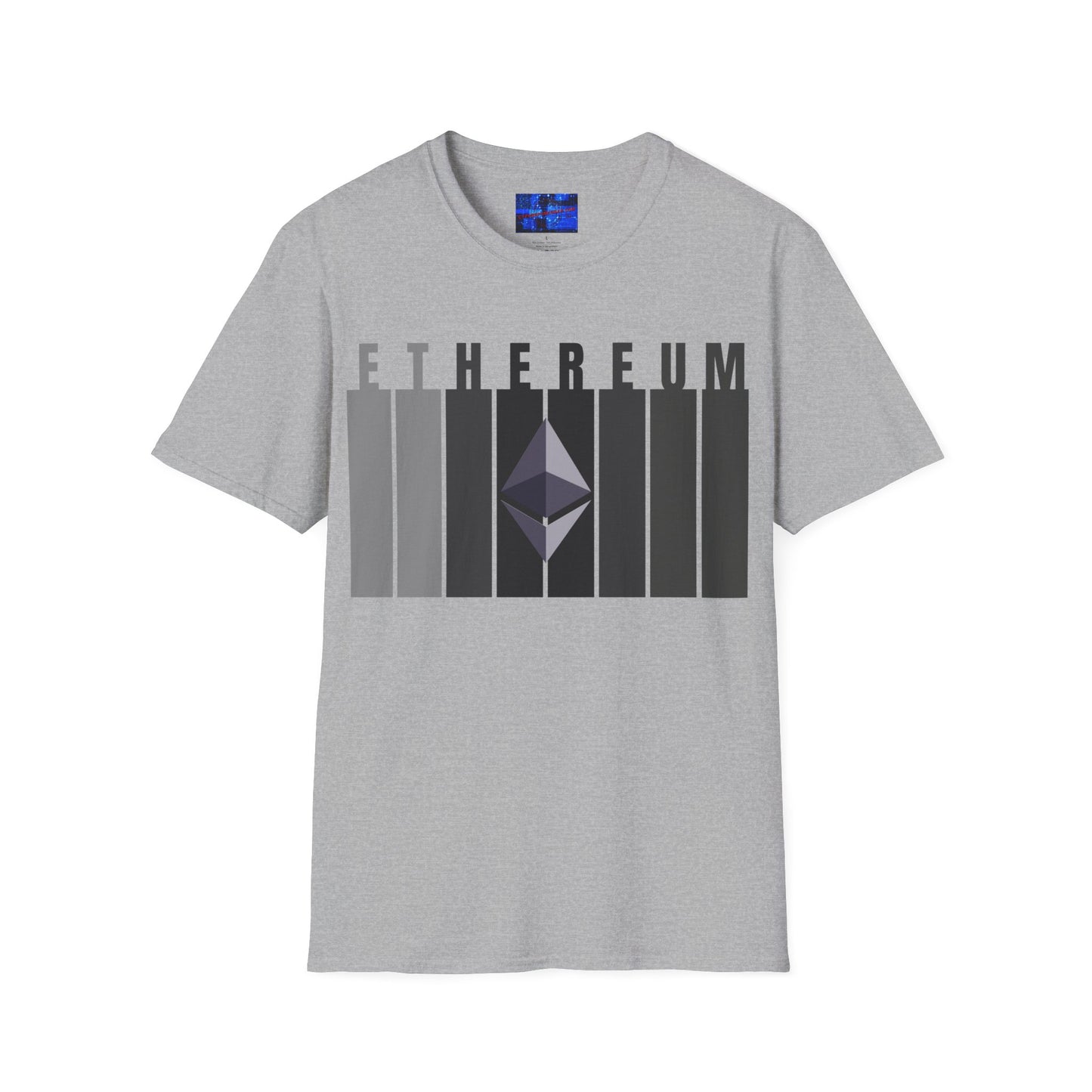 Ethereum (ETH) Light colors Unisex T-Shirt by cypherpunkgear.com