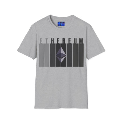 Ethereum (ETH) Light colors Unisex T-Shirt by cypherpunkgear.com