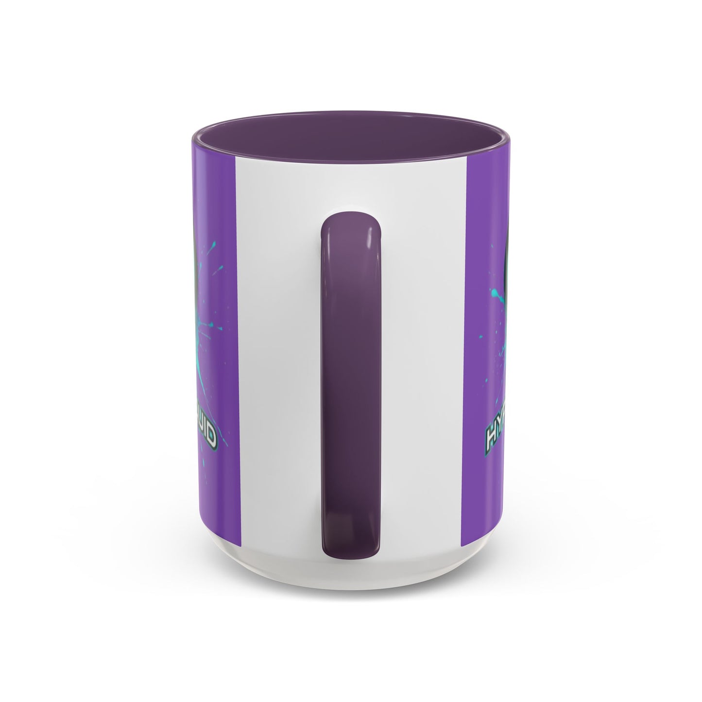 HYPE Drip Light Purple Accent Mug by cypherpunkgear.com