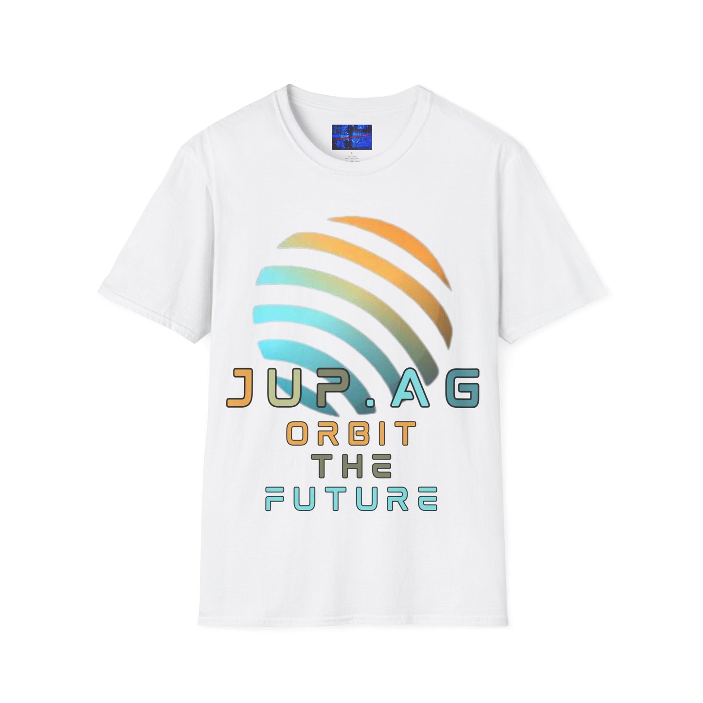 Jupiter (JUP) Orbit the Future Light colors Unisex T-Shirt by cypherpunkgear.com