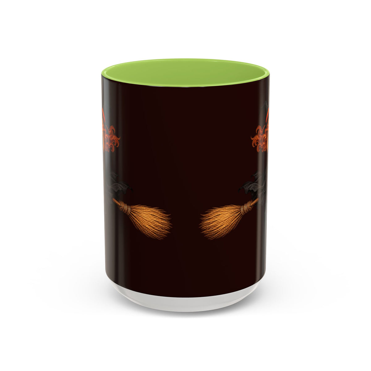 Hazel Hex Brown Accent Mug by CreepyCrafts.boo