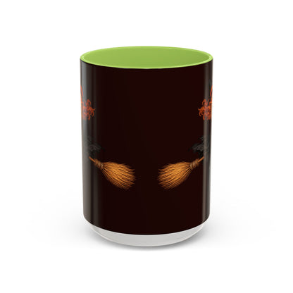 Hazel Hex Brown Accent Mug by CreepyCrafts.boo