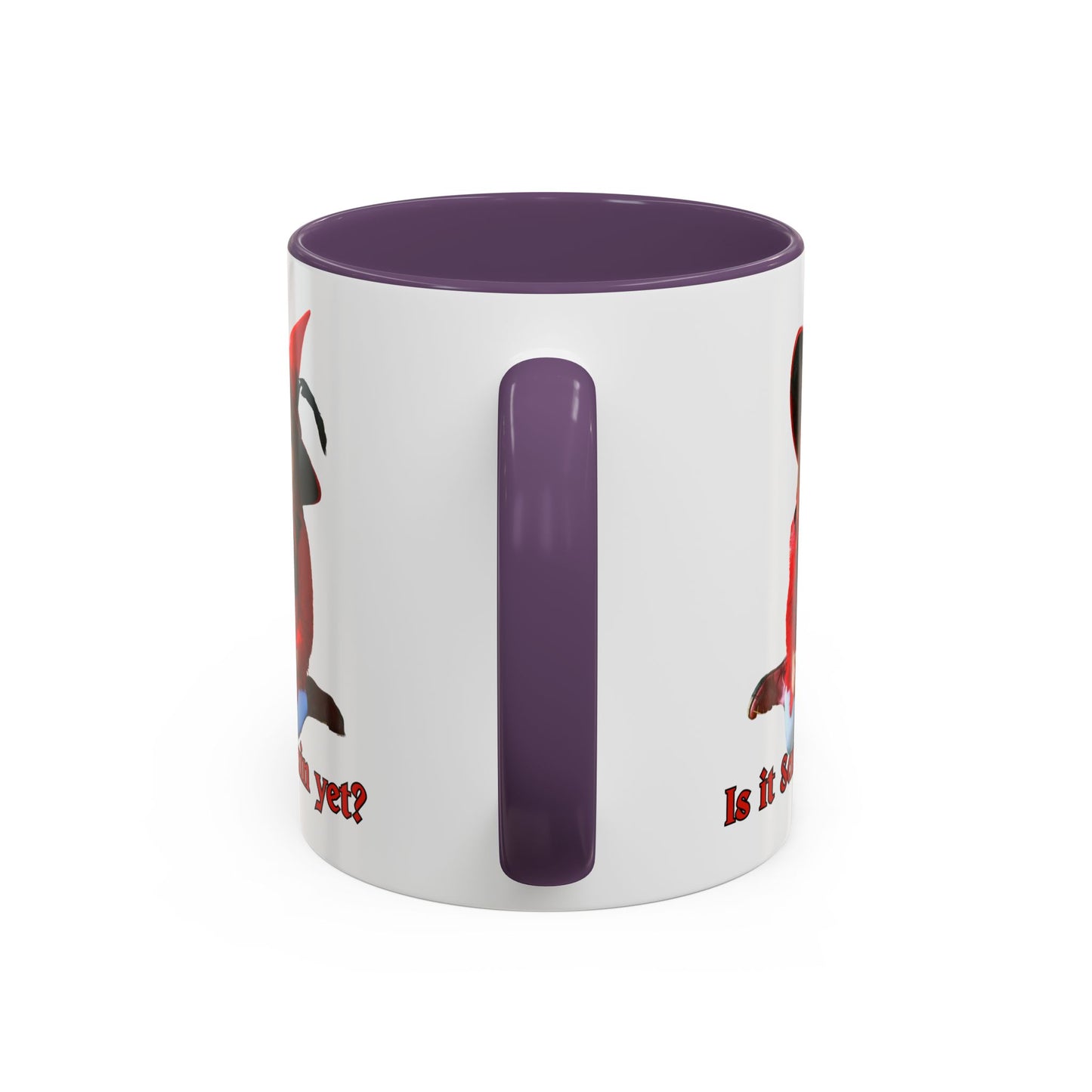 Is it Samhain yet? White Accent Mug by CreepyCrafts.boo