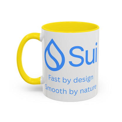 SUI White Accent Mug by cypherpunkgear.com
