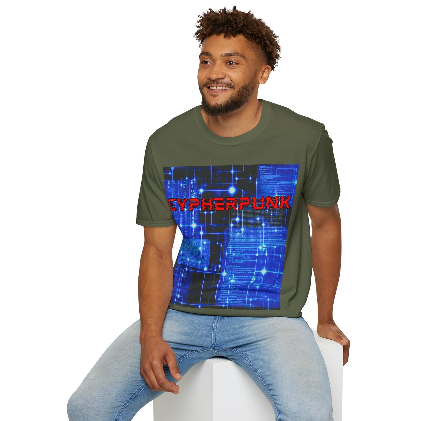 Cypherpunk Dark colors Unisex T-Shirt by cypherpunkgear.com