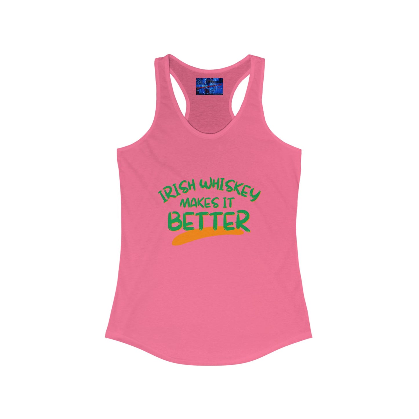 Irish Whiskey makes it better GNfont Women's Racerback Tank Top by cypherpunkgear