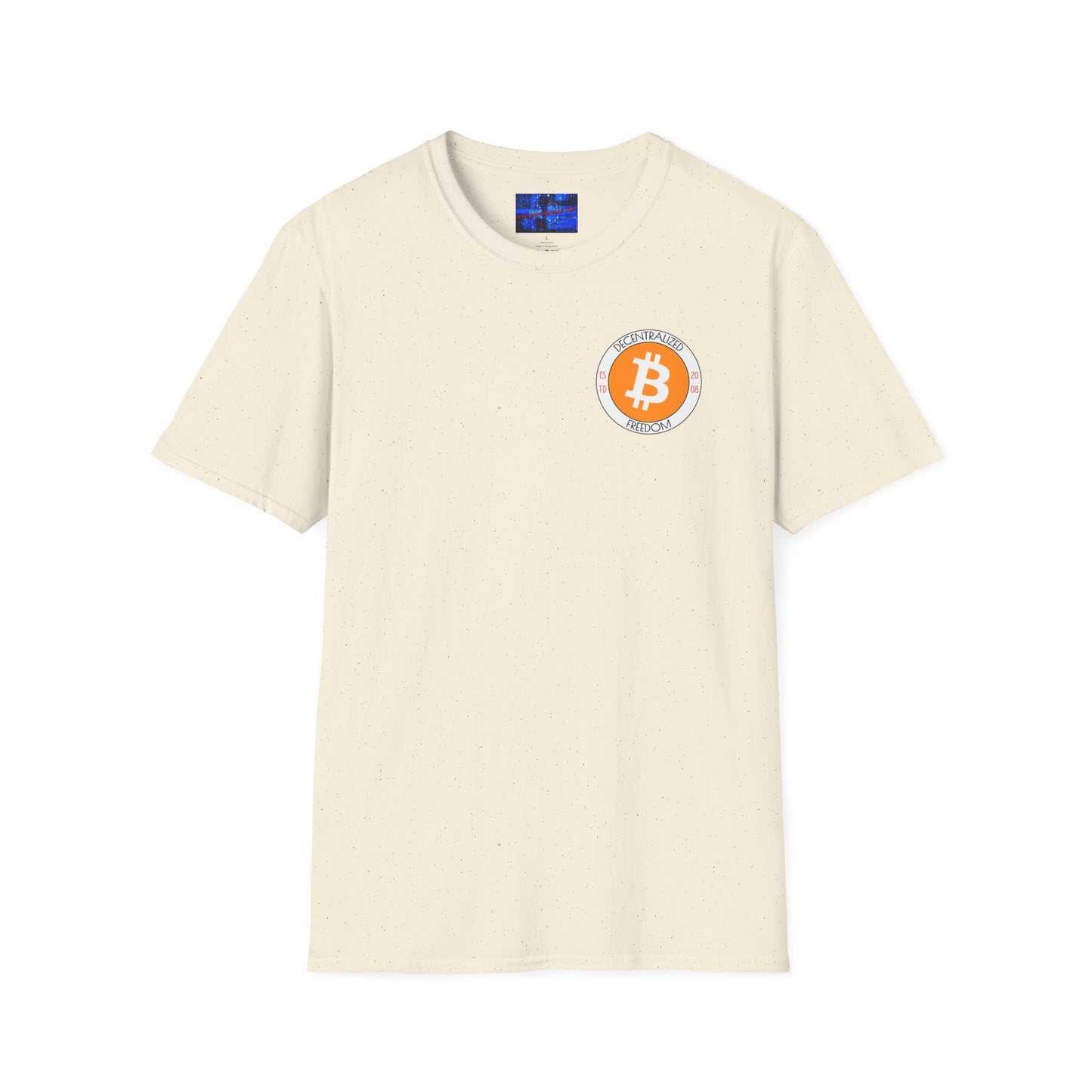 Bitcoin de 2 caras: ¡Libertad descentralizada de cypherpunkgear! Camiseta unisex de estilo suave