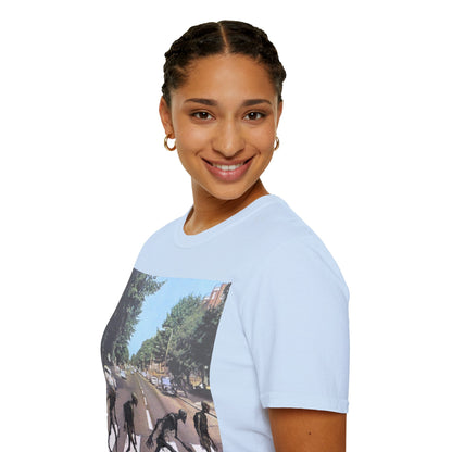 2-sided, Scabby Road Light colors Unisex T-Shirt by CreepyCrafts.boo