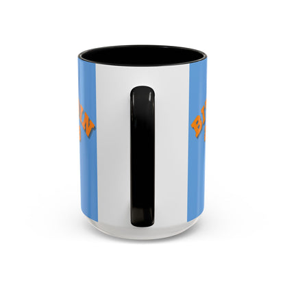 Bitcoin 2009 Light Blue Accent Mug by cypherpunkgear.com