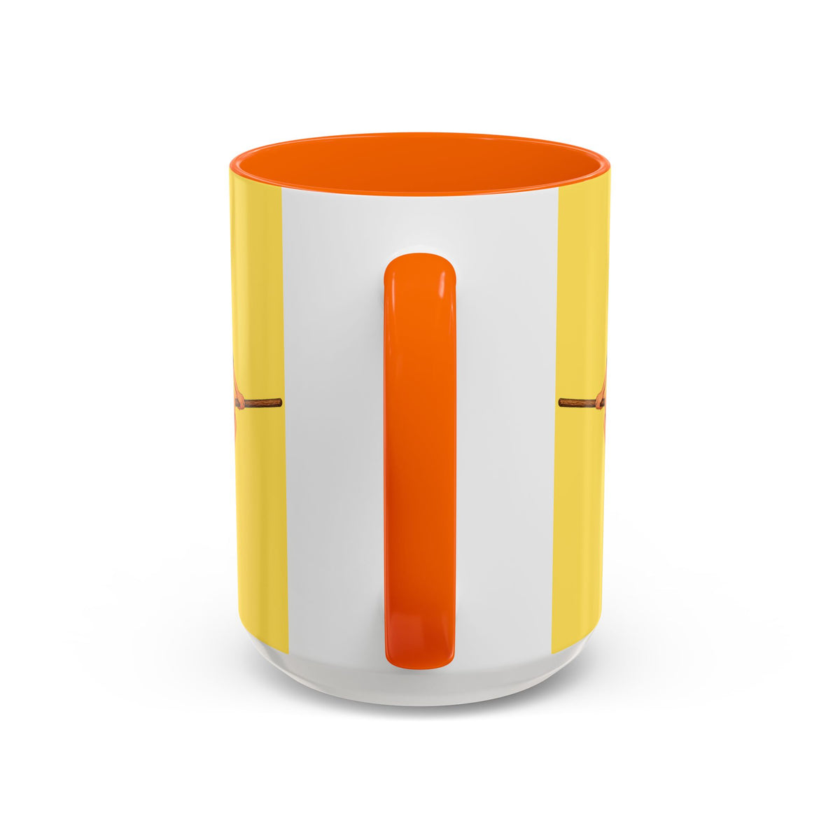 Hazel Hex Yellow Accent Mug by CreepyCrafts.boo